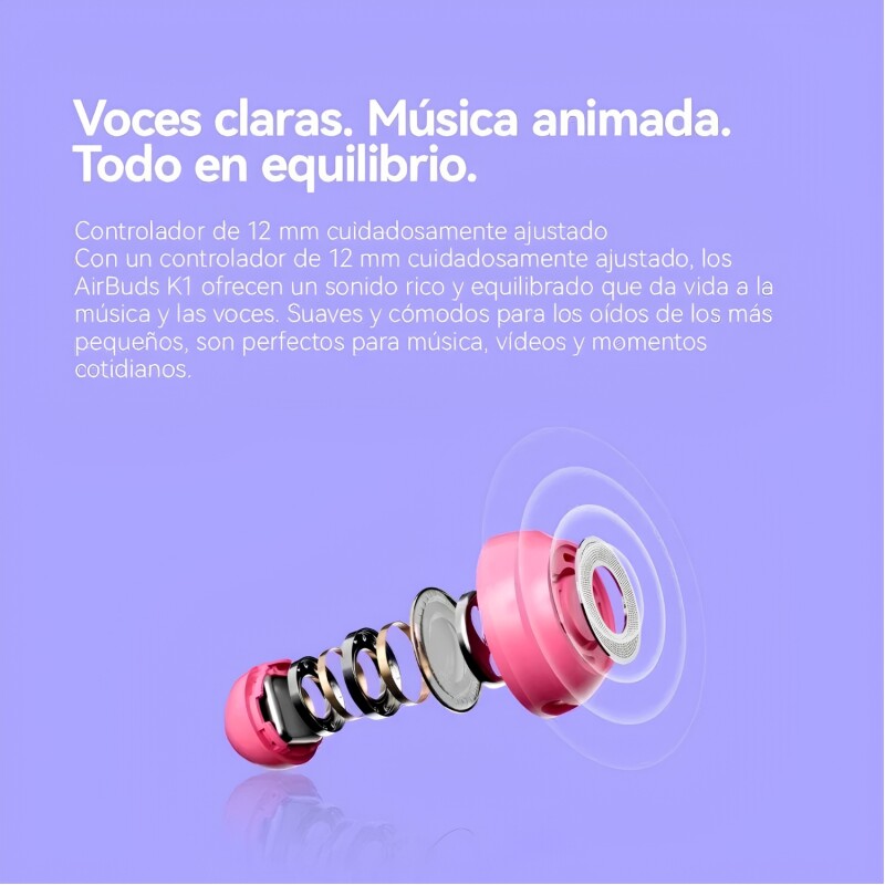 Auriculares Inalámbricos Blackview AirbudsK1 Bt Niño Azul