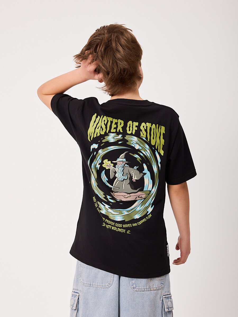 T-SHIRT ROGERS TEEN RUSTY - Negro 