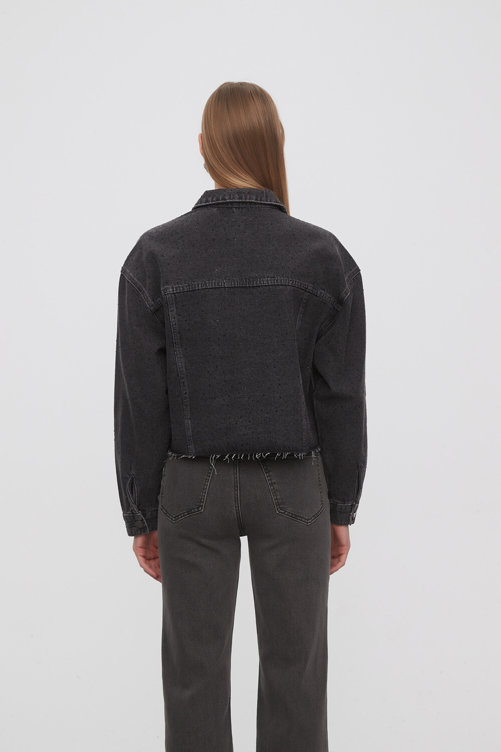 Campera Helen Gris Medio