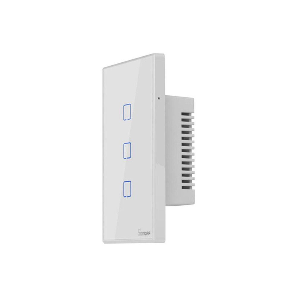 Plaqueta inteligente WIFI blanca 3 int + RF SONOFF ELE07750