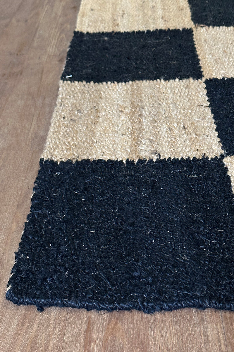 Board ALFOMBRA BOARD JUTE 160X230 NATURAL BLACK