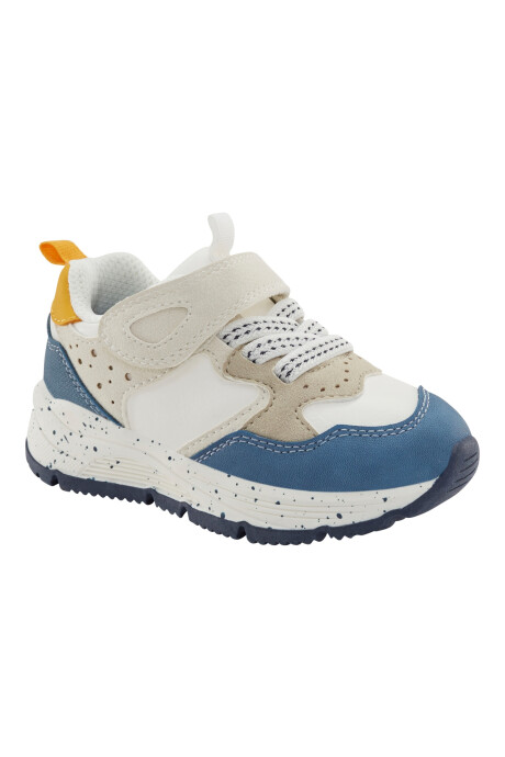 Championes casuales, diseño colorblock Sin color