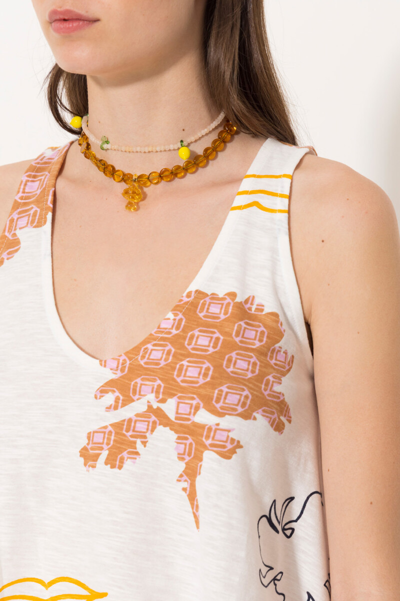 MUSCULOSA PARIS Blanco