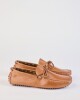 Mocasin Driver Acordonado Cuero / Suela Goma - Whisky Mocasin Driver Acordonado Cuero / Suela Goma - Whisky