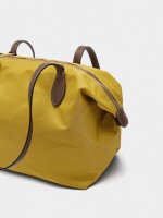 Bolso Shopper De Nylon L mostaza