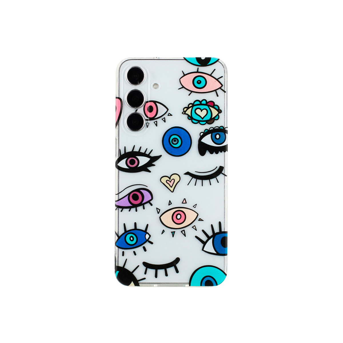 Protector para Samsung Galaxy A55 diseño ojos 