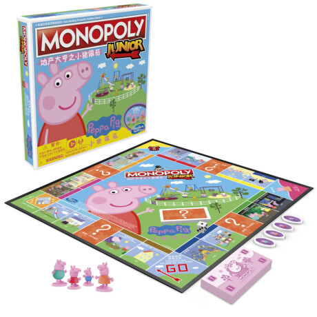 Juego de Mesa Monopoly Junior Peppa Pig 001