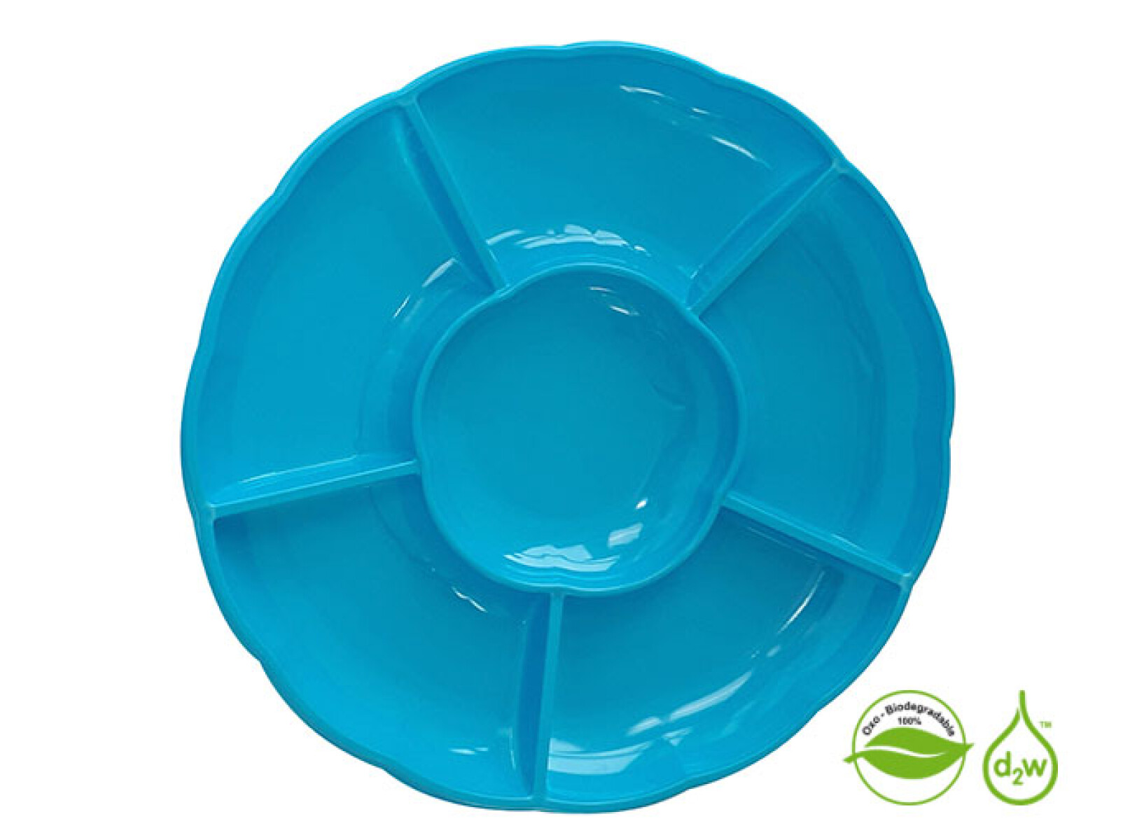 Bandeja Circular Biodegradable para Copetin x3 Un - Caribe 