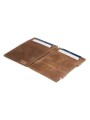 WALLET ESSENZIALE BRUSHED BROWN