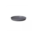 PLATO MACETA REDONDO 20CM NEGRO