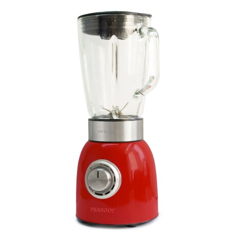 Licuadora Peabody en acero inoxidable jarra de 1.5L 1200W Rojo