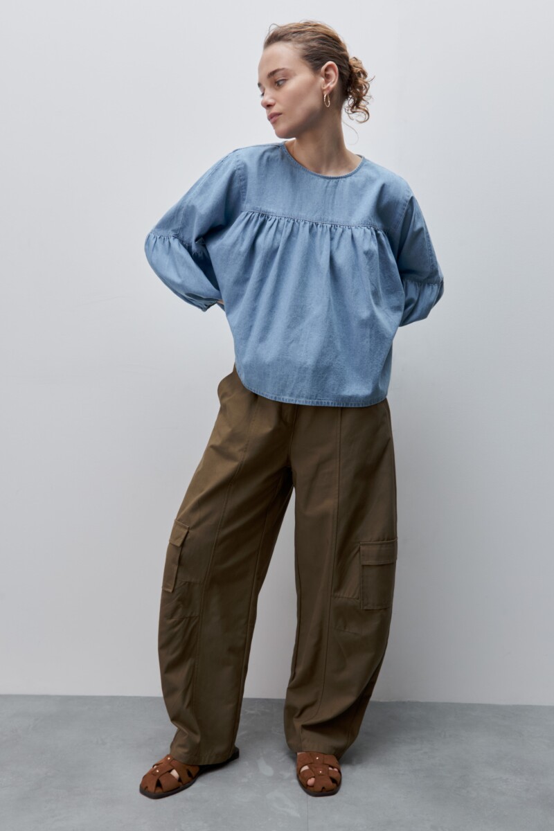 BLUSA RODY Celeste