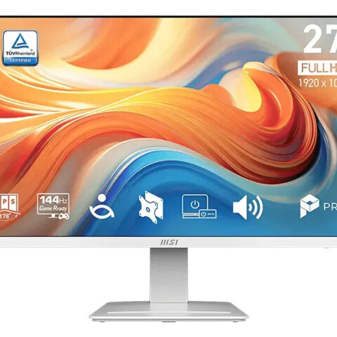 Monitor Msi Pro Mp273w E14a 27" Ips Full Hd 144 Hz MONITOR MSI PRO MP273W E14A 27" BLANCO