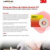 CINTA DE FIBRA VIDRIO 27 DE 19mm x 20 metros - 3M CINTA DE FIBRA VIDRIO 27 DE 19mm x 20 metros - 3M