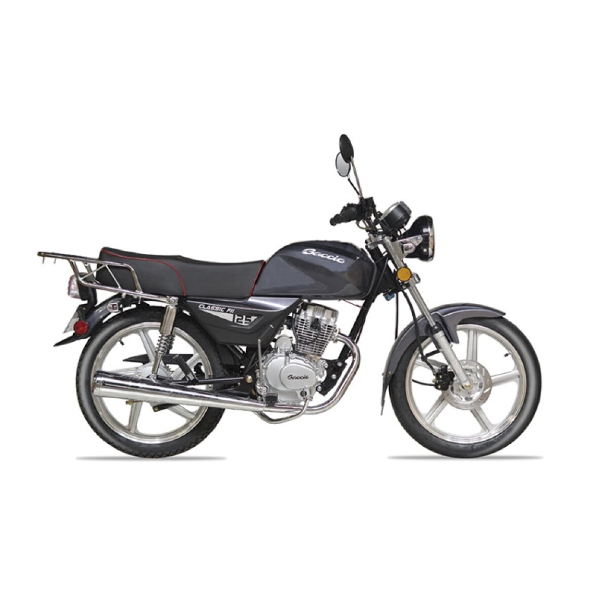 Moto Baccio Calle Classic F 125cc Ii Llanta De Aleacion - Gris 