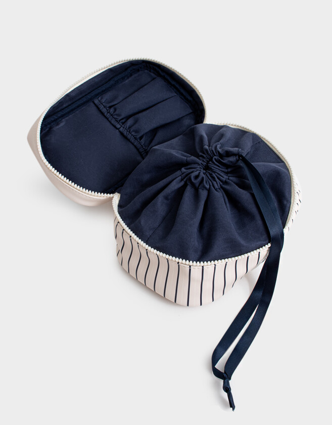 Porta Cosméticos Portacosméticos Puffy Rayado - Estampado Rayas
