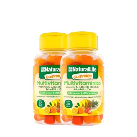 Pack x2 Multivitamínico x60 Gum Natural Life Pack x2 Multivitamínico x60 Gum Natural Life