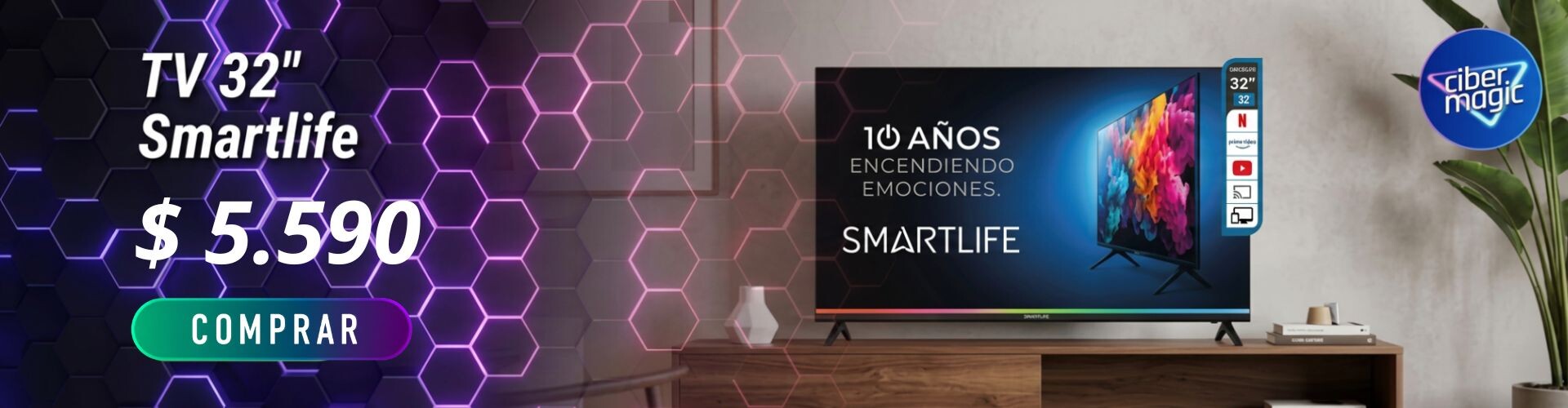TV SMART SMARTLIFE 32