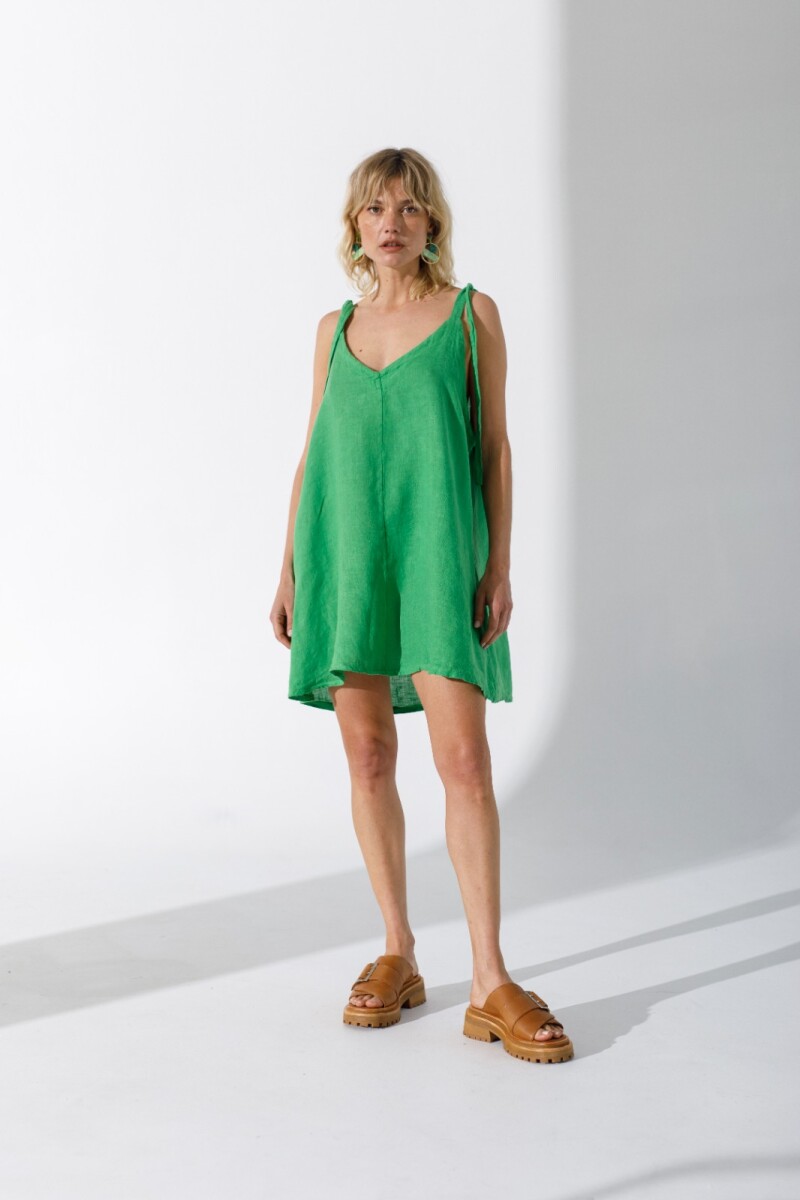 Vestido Palma Verde