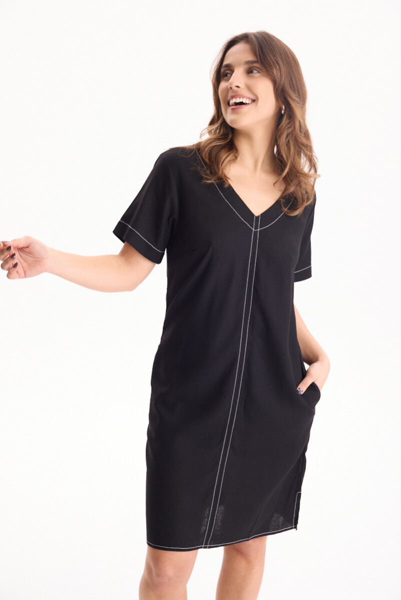 Vestido Kyoto - Negro 