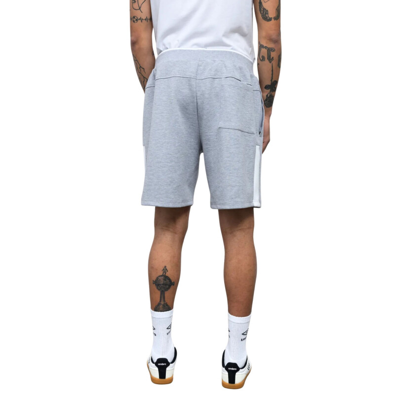 UMBRO BERMUDA CUTS Gris-blanco