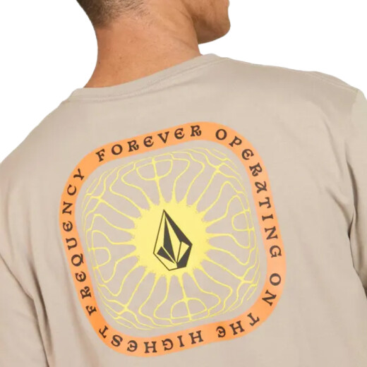 Remera Volcom Frequency - Beige Remera Volcom Frequency - Beige