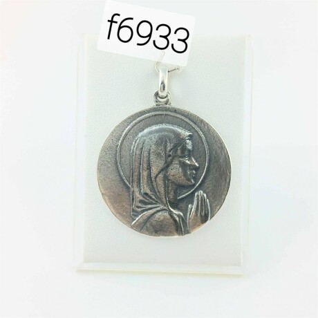 Medalla religiosa de plata 925. Medalla religiosa de plata 925.