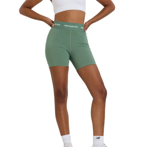 Short New Balance High Rise 5 Verde