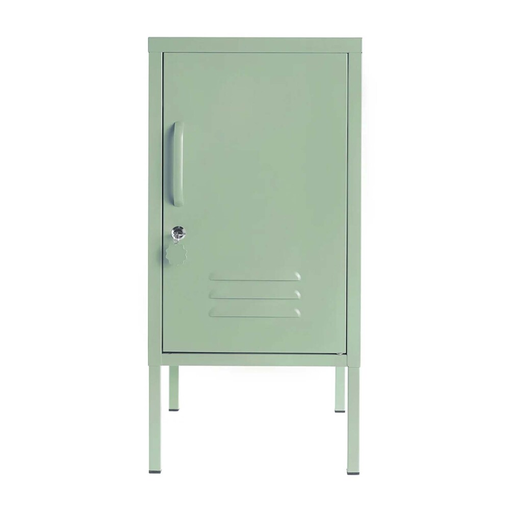 MESA LATERAL 1P METAL VERDE OLIVIA