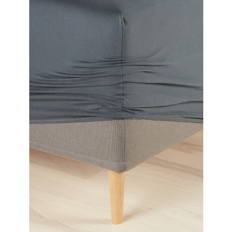Sábana bajera jersey JETTE 140/150x200x35 gris Gris