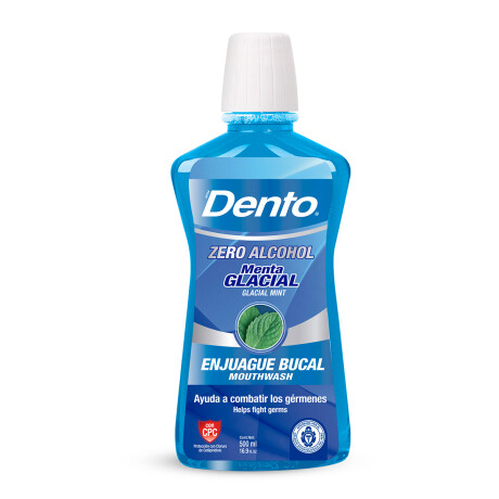 ENJUAGUE BUCAL DENTO 500 ML MENTA GLACIAL ENJUAGUE BUCAL DENTO 500 ML MENTA GLACIAL