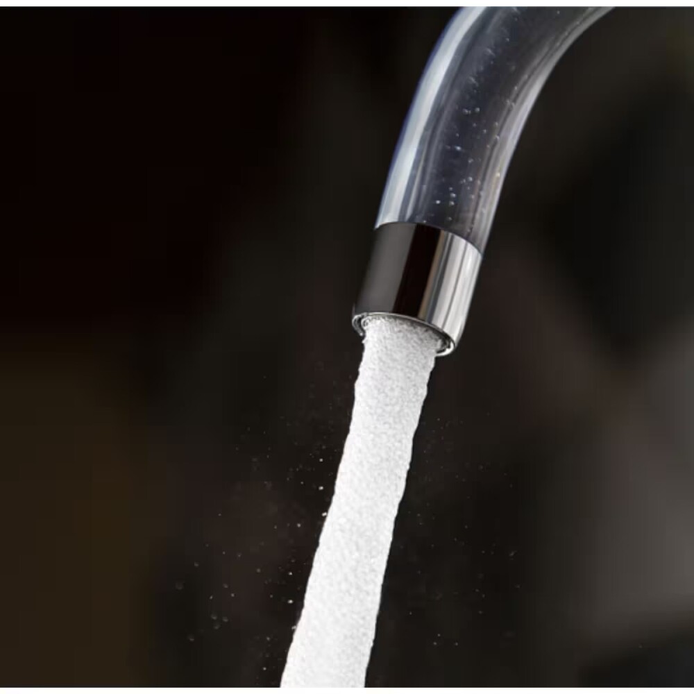 Pico unitario mesada cromo/cristal FIENZA Pico Unitario Mesada Cromo/cristal Fienza