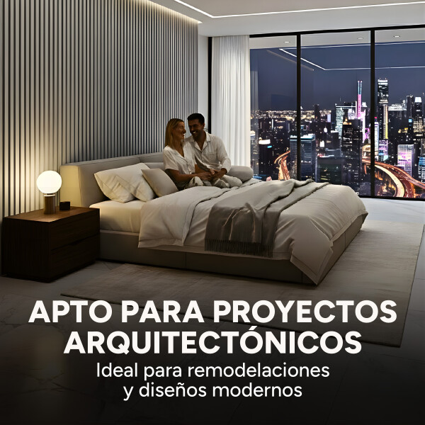 Pack x30 Wpc Simil Madera Wall Panel Lambrin 2.90x16.7 Color Mármol gris