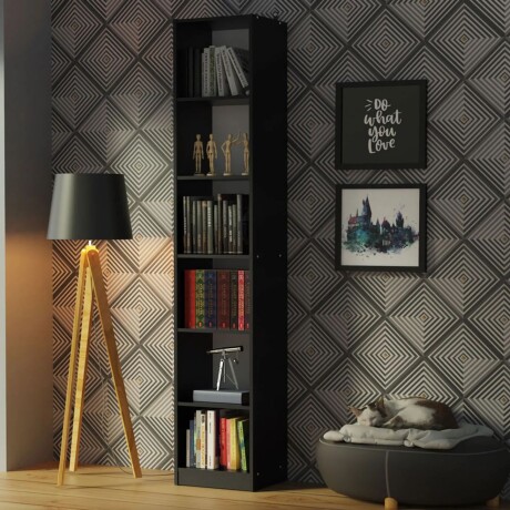 Biblioteca Estantería Lumax 6 Niveles Gris Biblioteca Estantería Lumax 6 Niveles Gris