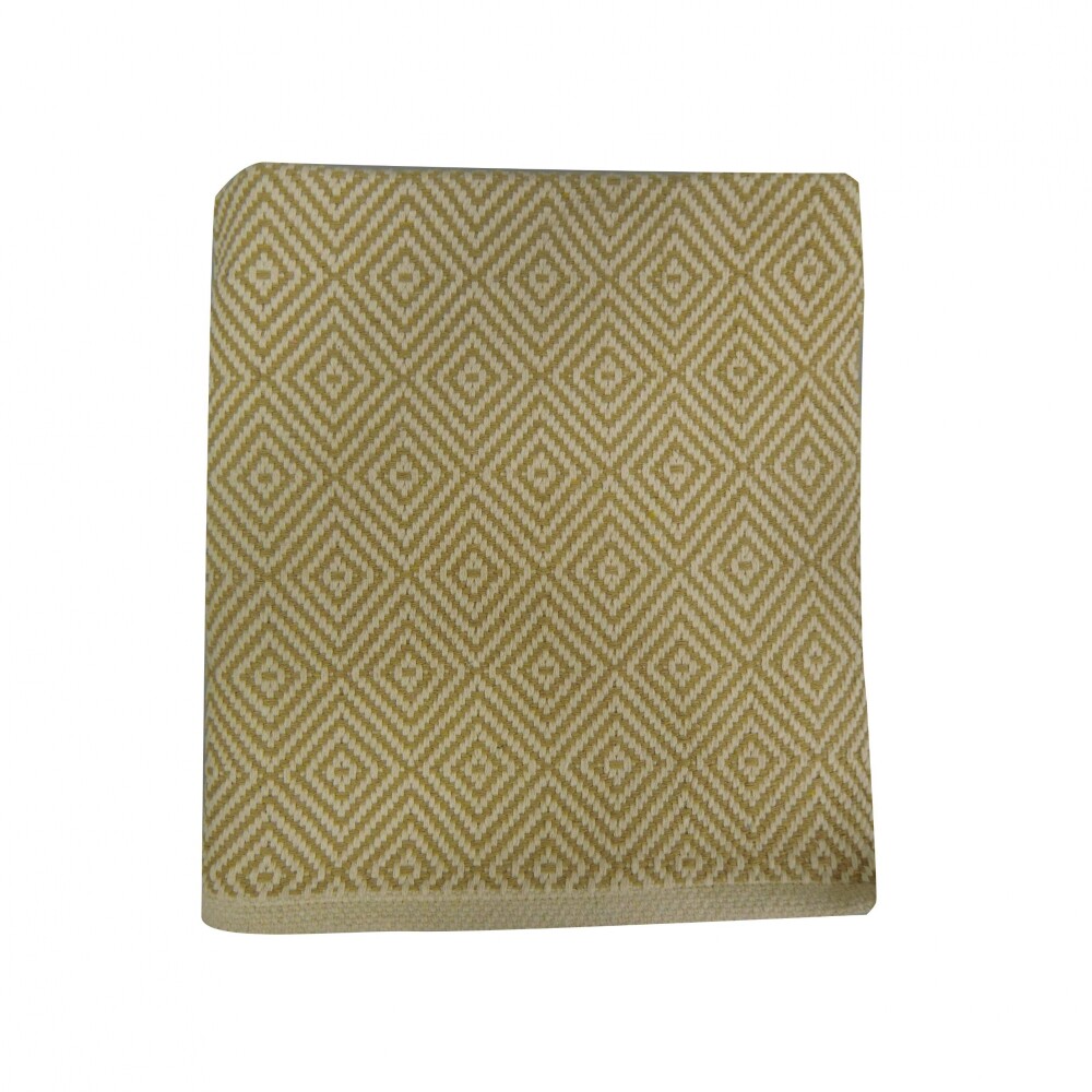 Alfombra Algodón - 70x150 - Zig Zag Beige