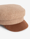 Boinas Gorra Baker Gamuza - Combinacion Bicolor