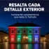 Proyector Luces LED RGB X18 Control Discoteca Fiesta Evento Color Negro