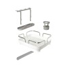 ESCURRI.HOLSTER Escurridor De Platos Plástico 42x34x15cm Holster Umbra - Blanco