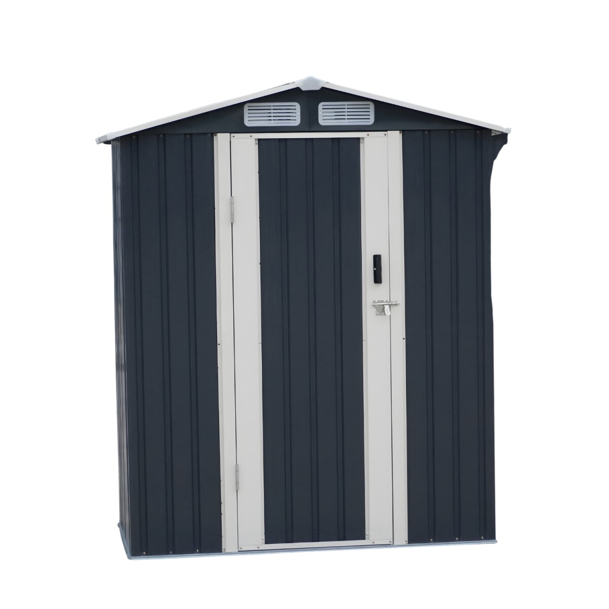 Caseta Galpon Jardin Lumax Avon Gris Oscuro 192x161x99 