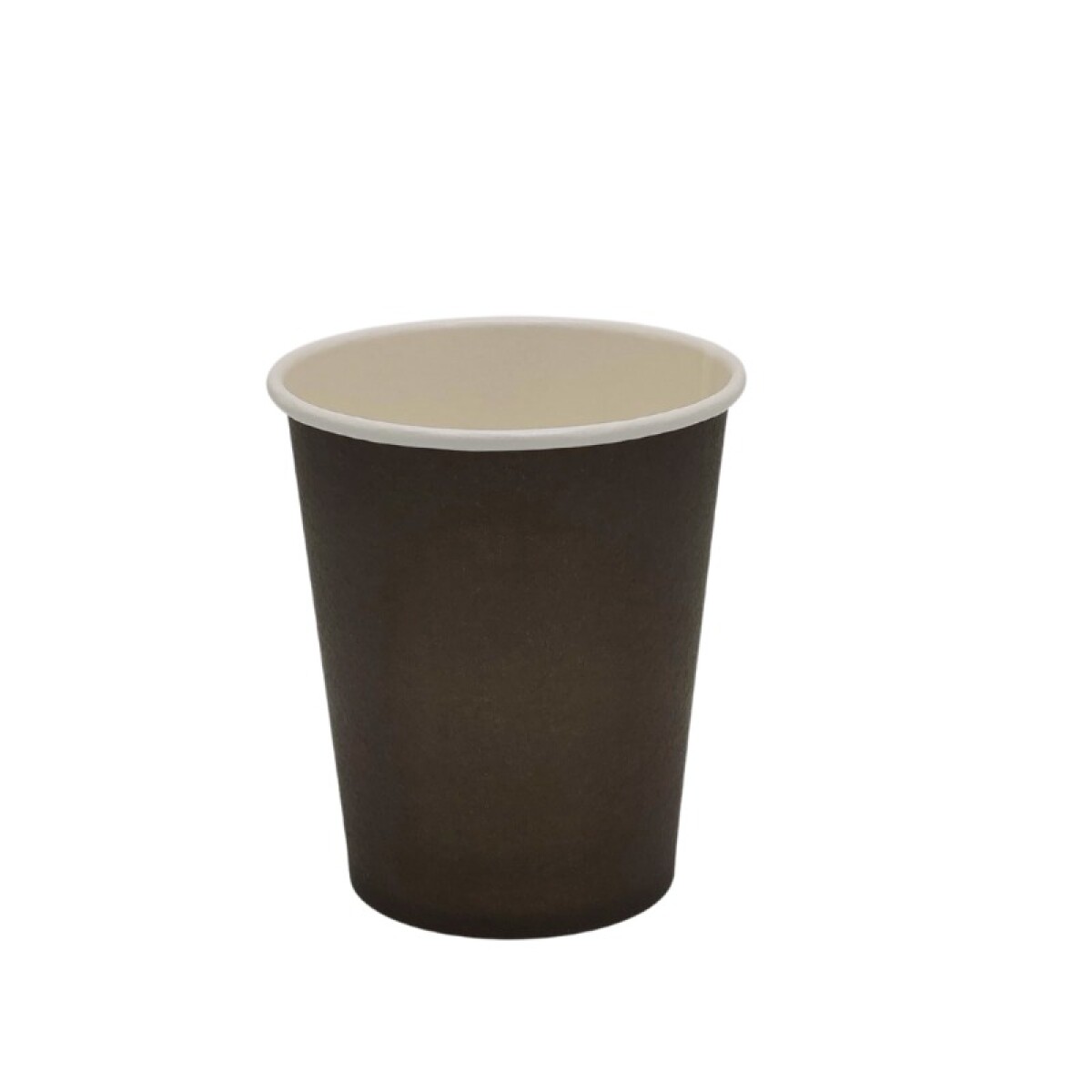 Vaso Liso Descartable de Carton x10Und - Negro 