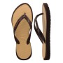Sandalias Havaianas Top Point Fusion Mujer Marron Oscuro/Dorado