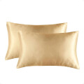 Funda Almohada De SatÃ­n SatÃ©n Tipo Seda Suave Dorado