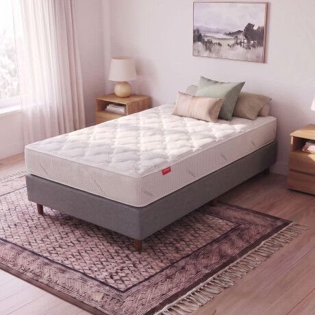 SOMMIER 1 1/2 PLAZA ESPUMA PLATINUM A