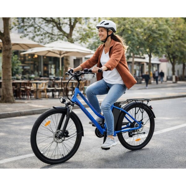 BICICLETA ELECTRICA LADY - CELESTE BICICLETA ELECTRICA LADY - CELESTE