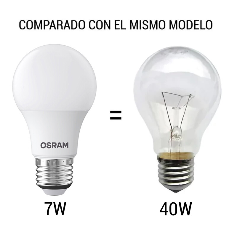Lámpara LED G8 7W OSRAM Lámpara LED E27 7W Luz Cálida OSRAM