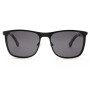 Lentes De Sol Bambu E Madeira Cuadrado - Unisex Negro/Negro