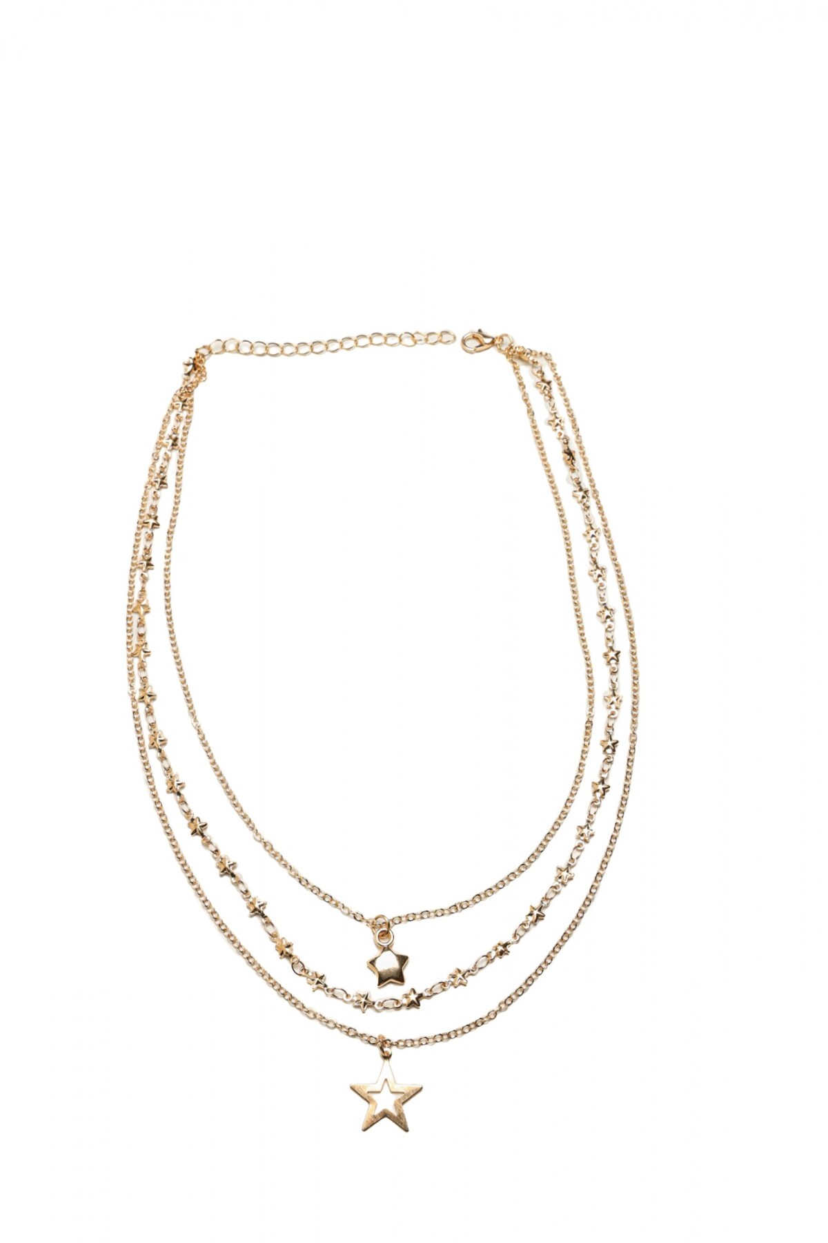 Set Collar Estrellas Dorado