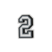 Jibbitz™ Charm Número 2 Blanco