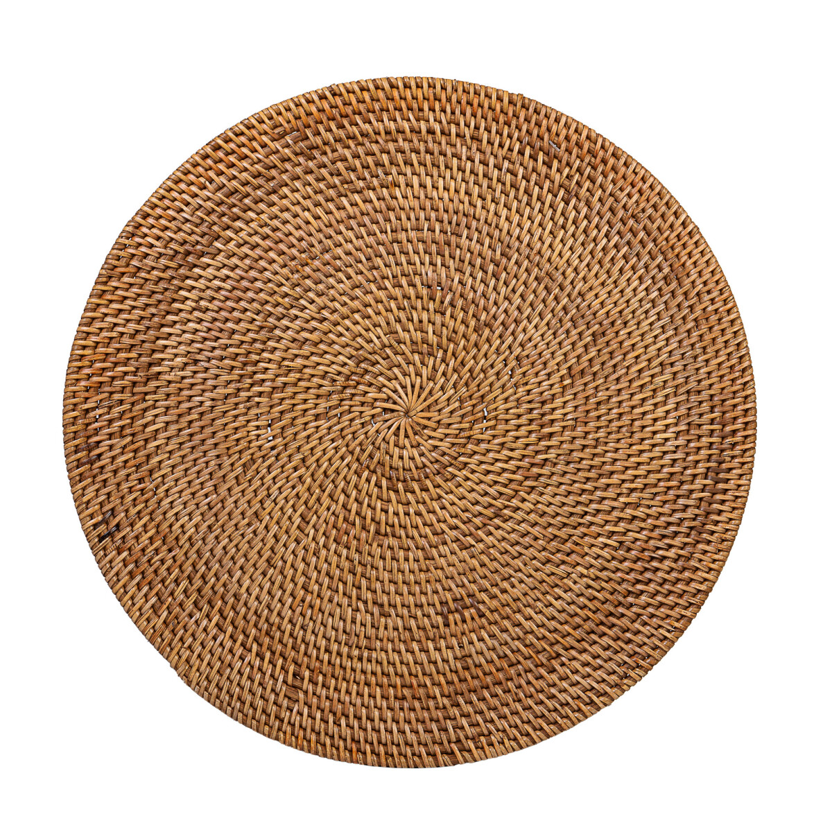 INDIVIDUAL - RATTAN MARRON CIRCULAR 38CM MIEL 