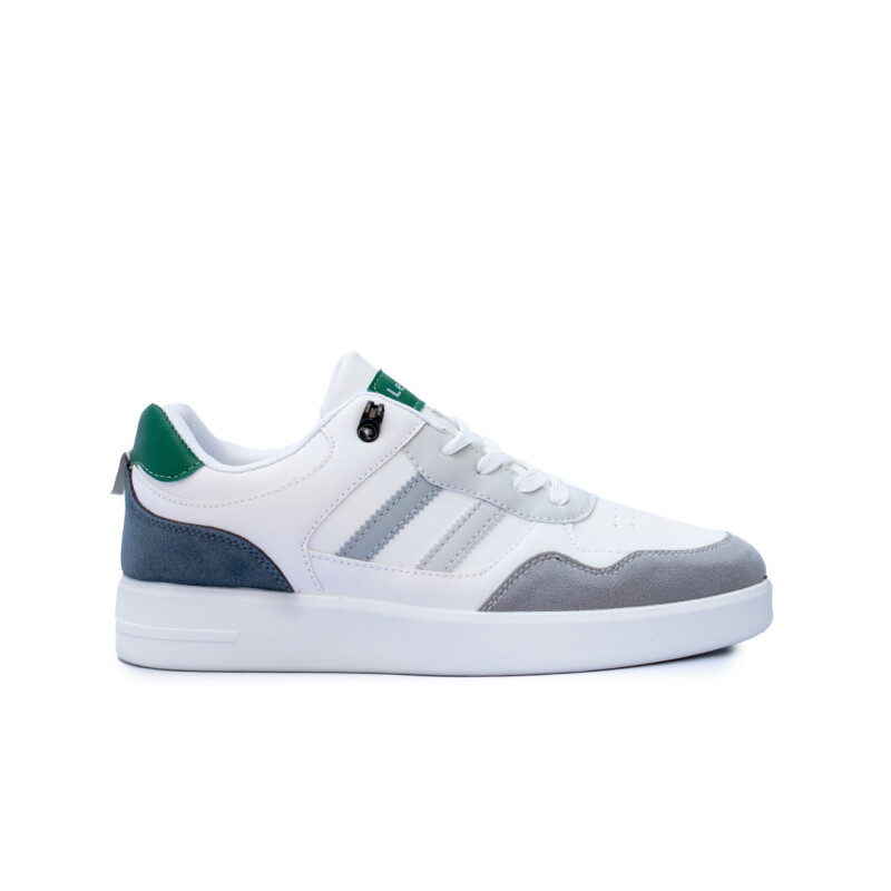 Calzado deportivo Le Groupe White/Grey/Green